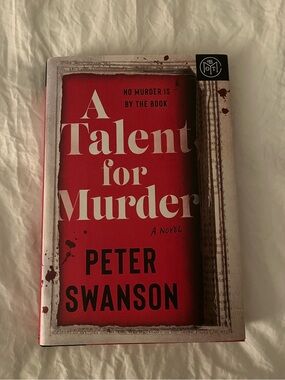 BOTM A talent for murder hardcover book